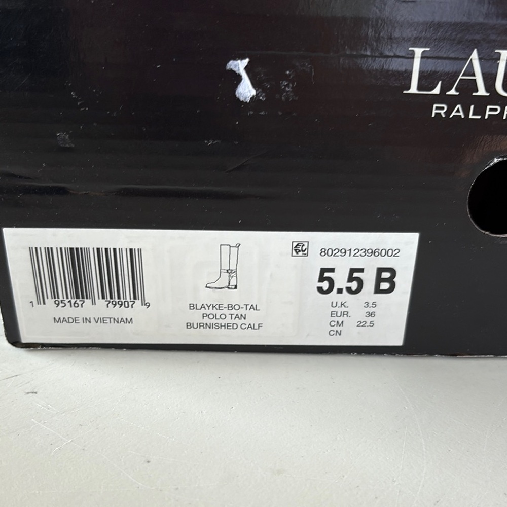 Lauren Ralph Lauren Tan Over the Knee Boots - Picture 10 of 12